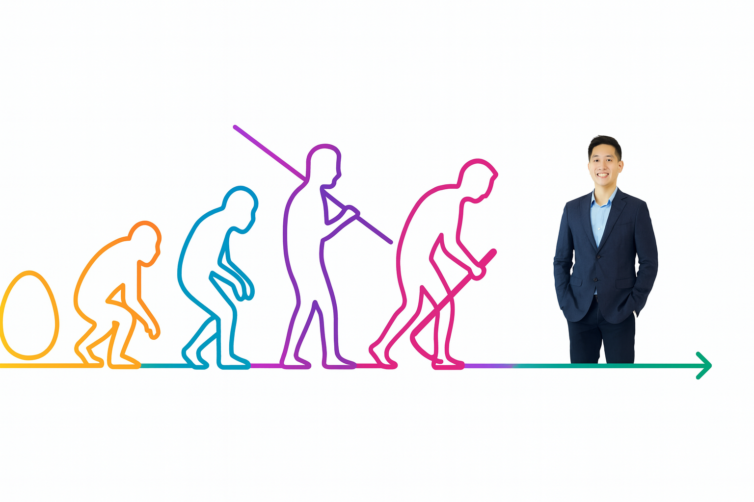 Evolution illustration